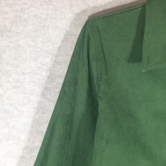 BOB MACKIE St. Patrick’s Day Oversized Relaxed Fit Suede Cloth Statement Piece - Picture 8 of 16
